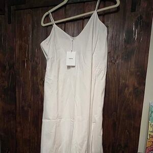 Xirena Teague Dress NEW WITH TAGS size L color Kiss Kiss cream